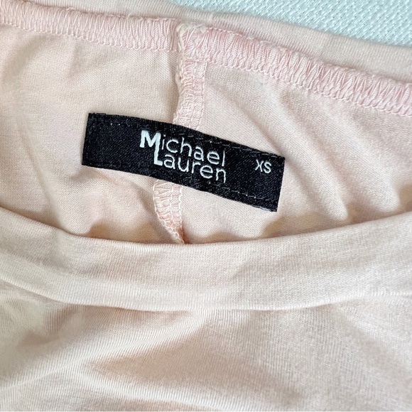 Ballet Pink Michael Lauren Pullover Crew Neck Dress - Size XS - Picture 3 of 6
